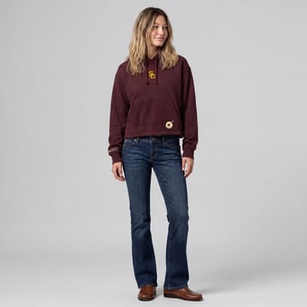 Women's Mitchell & Ness Brown San Diego Padres Cooperstown Collection Retro Roots Pullover Hoodie