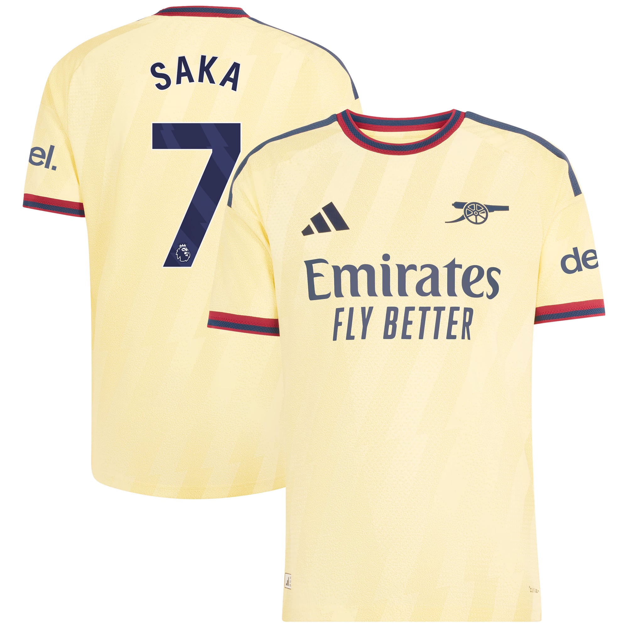 Maillot Third Authentic Arsenal adidas 2026-27 avec flocage Saka 7