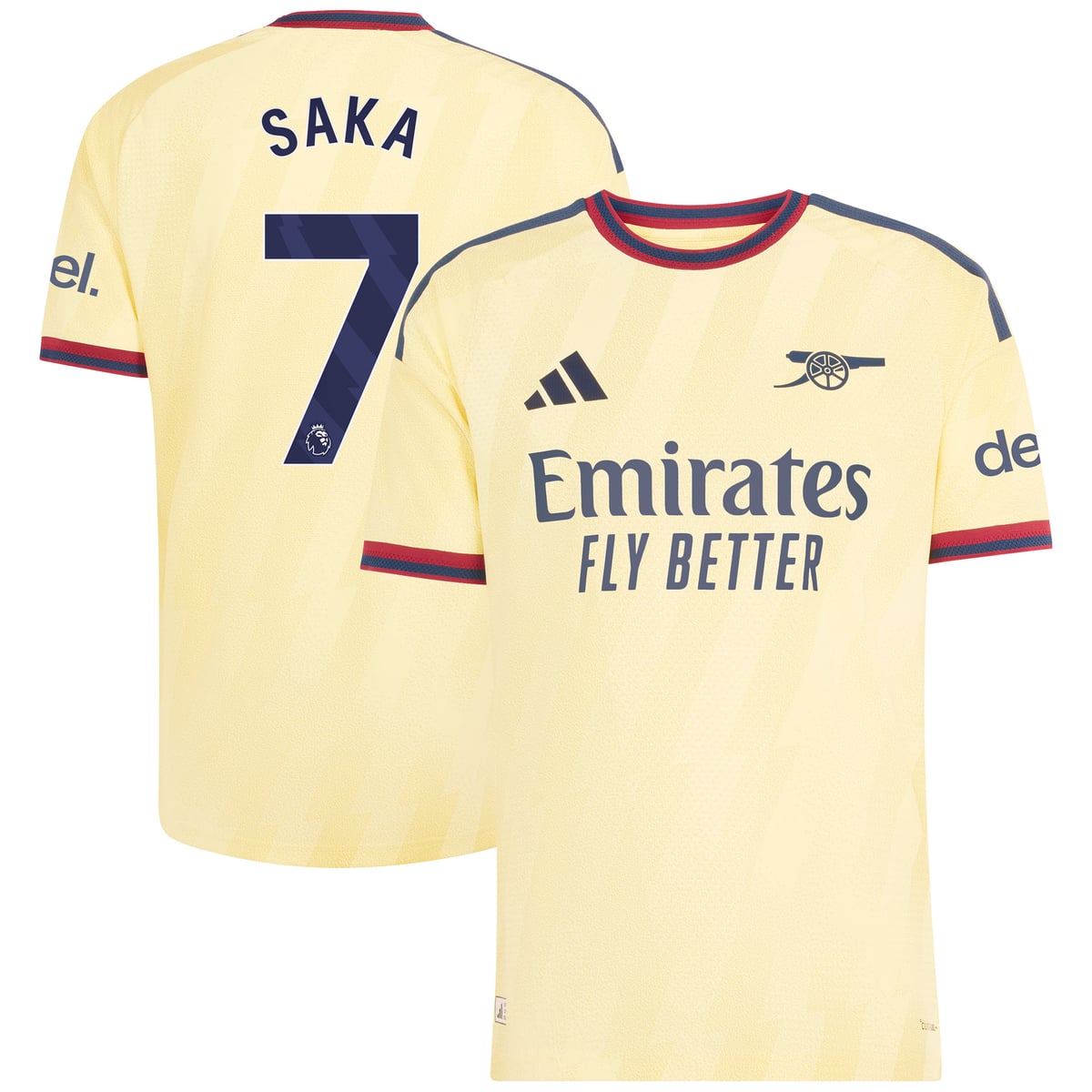 Maillot Third Authentic Arsenal adidas 2026-27 avec flocage Saka 7