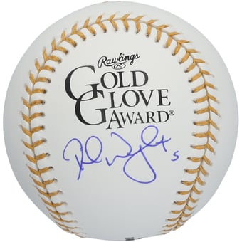 David Wright New York Mets Autographed Gold Glove Logo Baseball