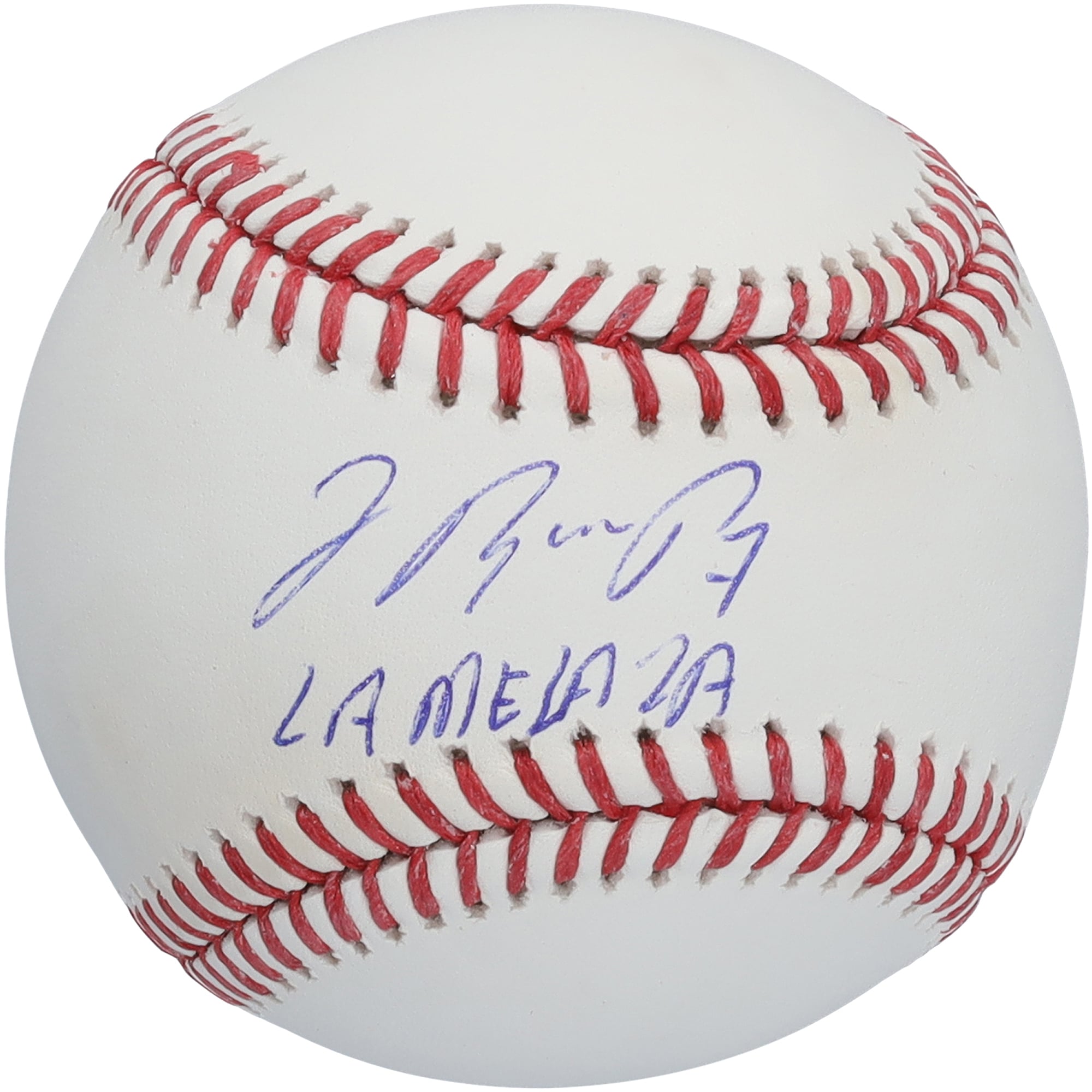 Jose Reyes New York Mets Autographed Baseball with "La Melaza" Inscription