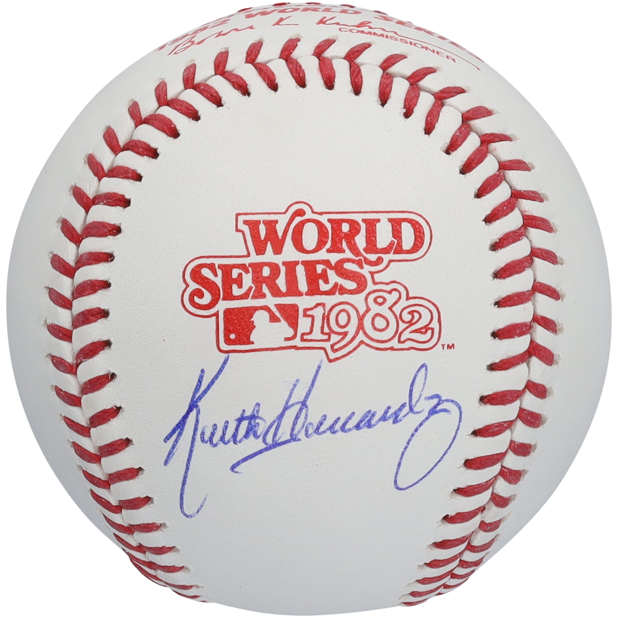 Keith Hernandez St. Louis Cardinals Autographed 1982 World Series Logo Baseball
