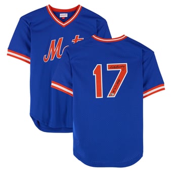 Keith Hernandez New York Mets Autographed Royal Mitchell & Ness Batting Practice Jersey with "86 WS Champs" Inscription