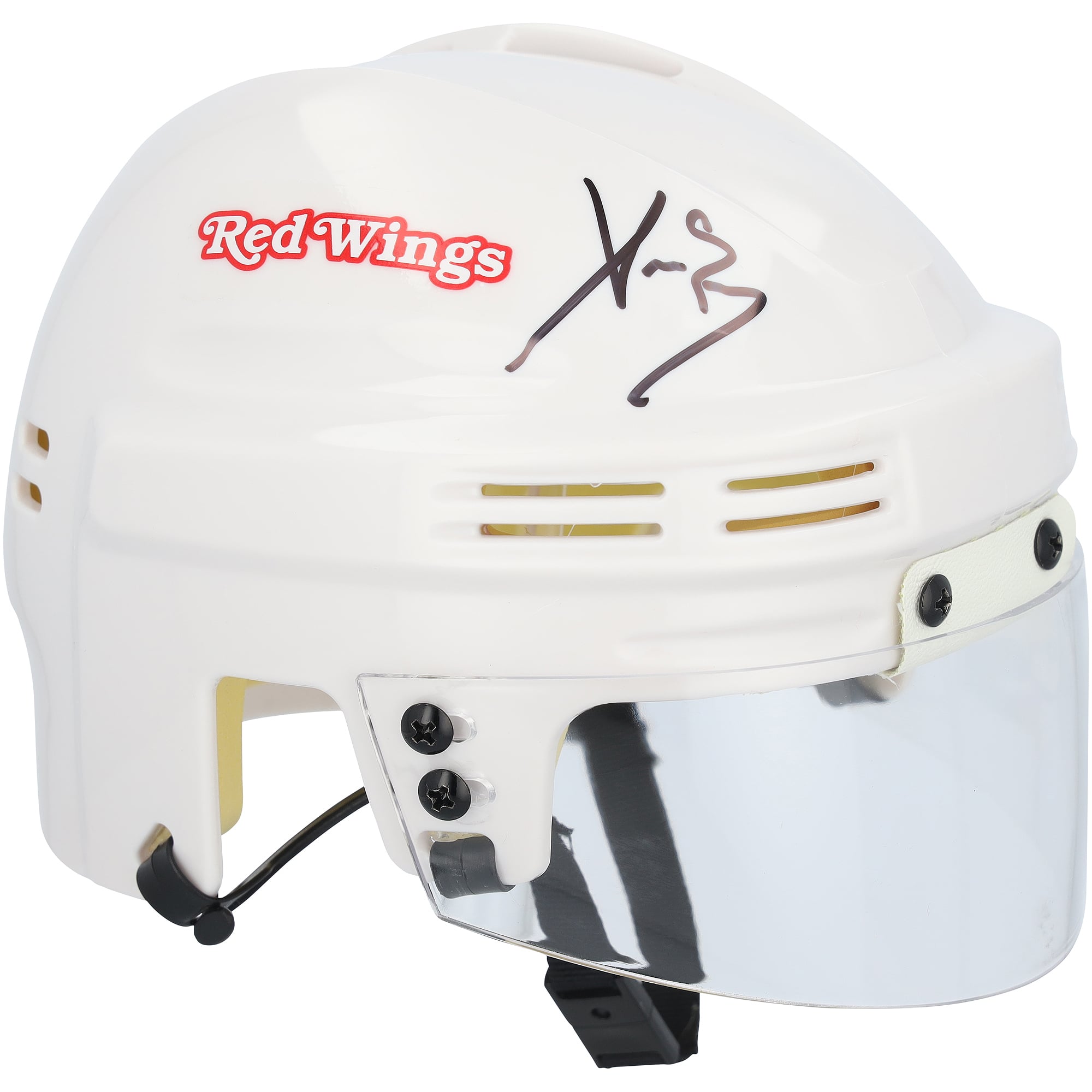 Pavel Datsyuk Detroit Red Wings Autographed White Mini Helmet