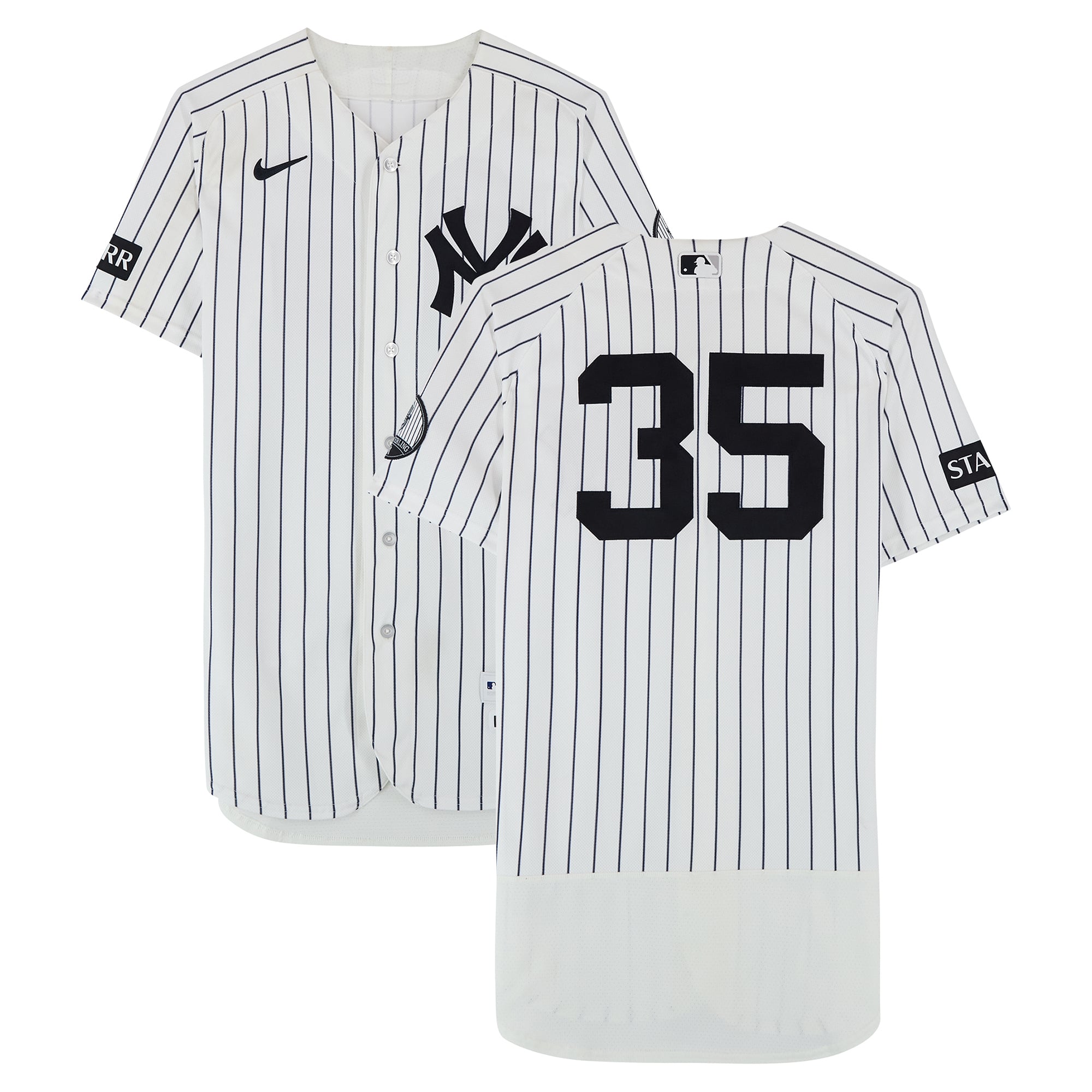 Cody Bellinger New York Yankees Game-Used #35 White Nike Pinstripe Jersey vs. Minnesota Twins on July 5, 2026