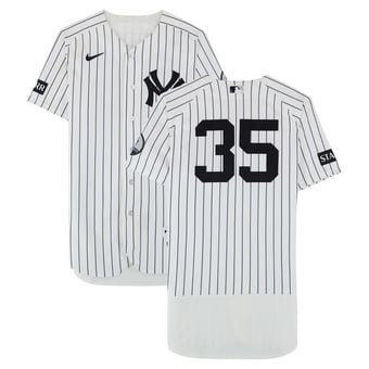 Cody Bellinger New York Yankees Game-Used #35 White Nike Pinstripe Jersey vs. Minnesota Twins on July 5, 2026