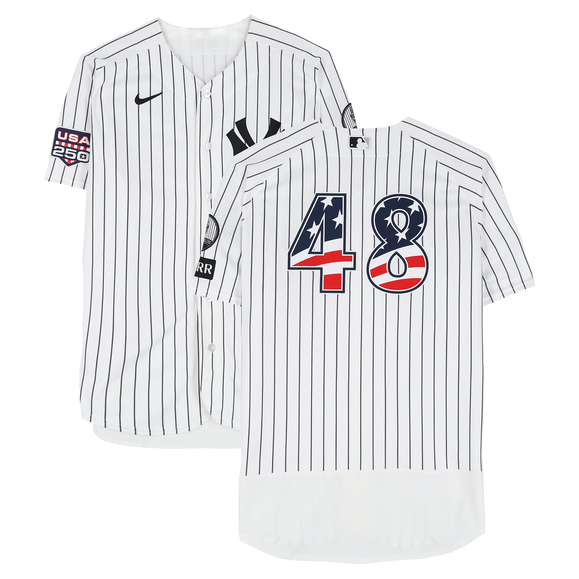 Paul Goldschmidt New York Yankees Game-Used #48 White Nike Pinstripe Jersey vs. Minnesota Twins on July 4, 2026