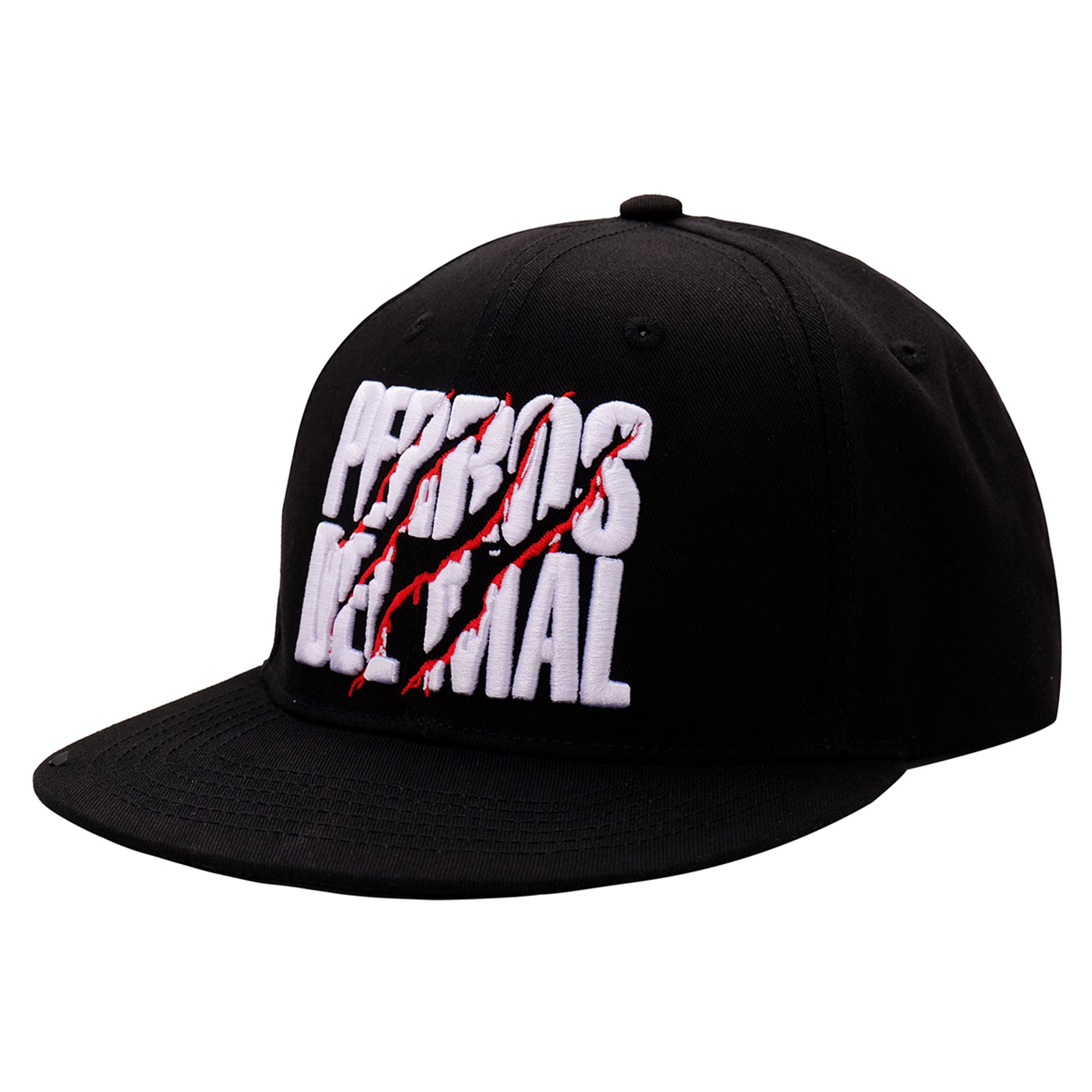 Men's Black Los Perros del Mal Logo Snapback Hat