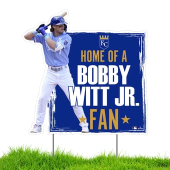 Bobby Witt Jr. Kansas City Royals 22" x 19" Player Lawn Sign