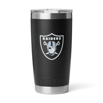YETI Las Vegas Raiders 20oz. Fandom Rambler Tumbler