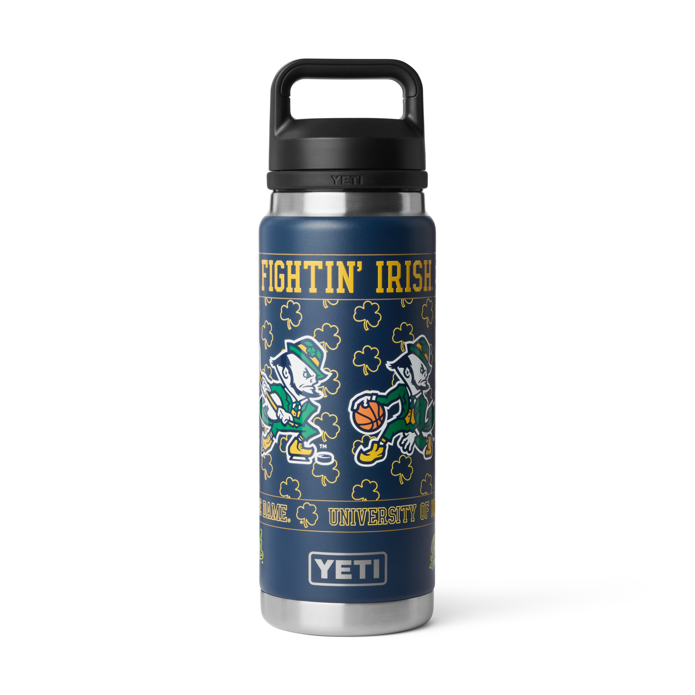 YETI Notre Dame Fighting Irish 26oz. Fandom Rambler Chug Water Bottle