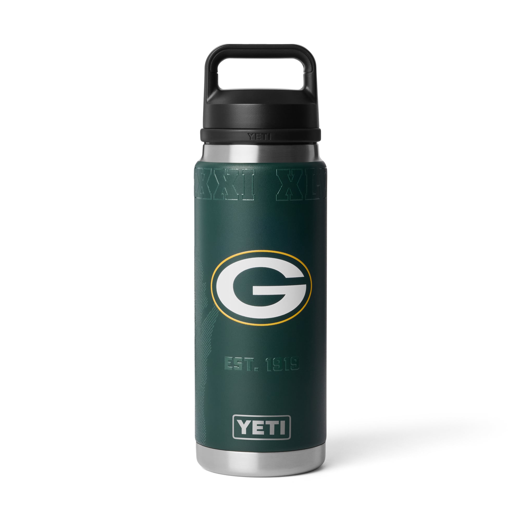 YETI Green Bay Packers 26oz. Fandom Rambler Chug Water Bottle