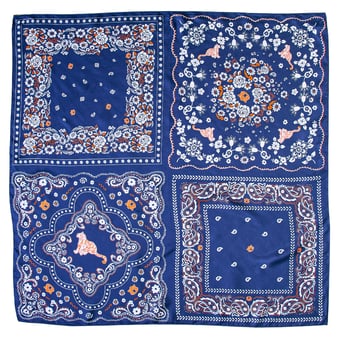 Smith & Quinn Auburn Tigers Square Silk Scarf
