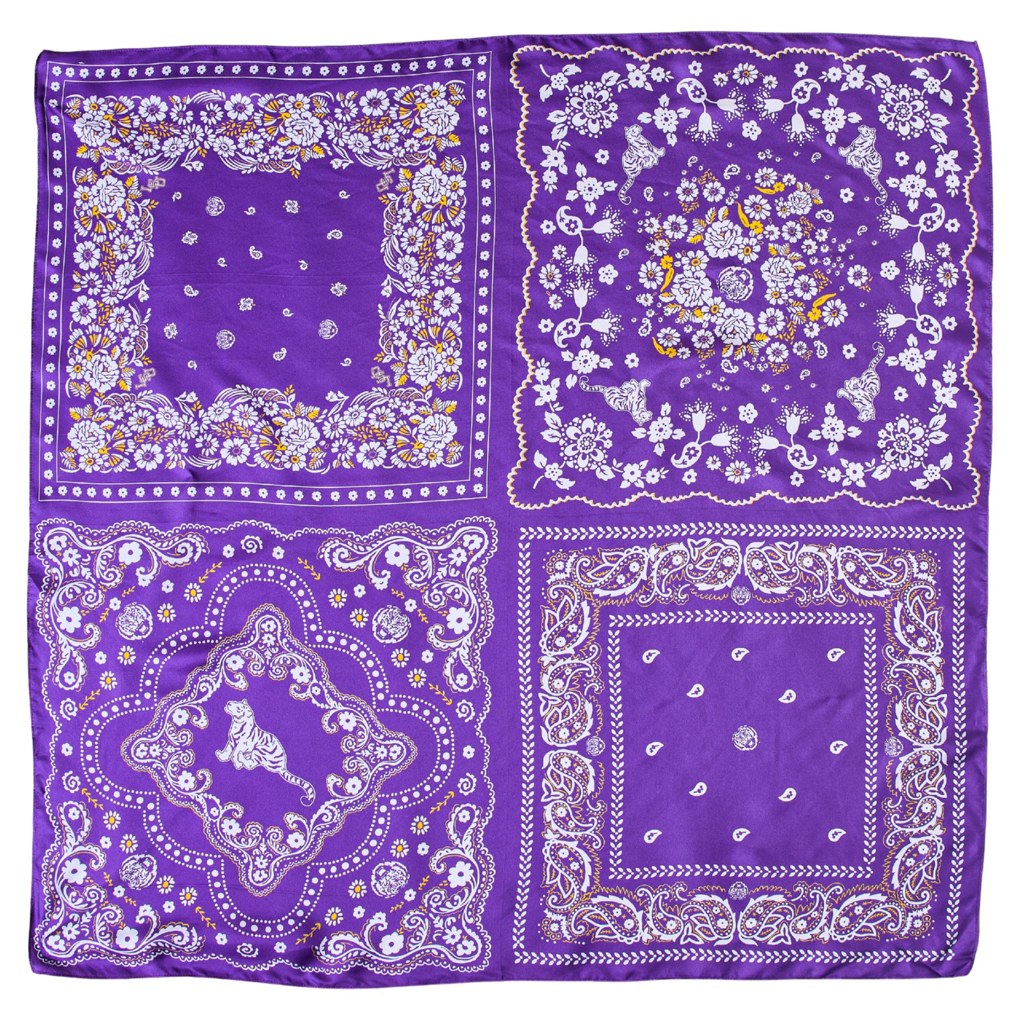 Smith & Quinn LSU Tigers Square Silk Scarf
