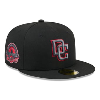 Men's New Era  Black Washington Nationals Color Pop 59FIFTY Fitted Hat