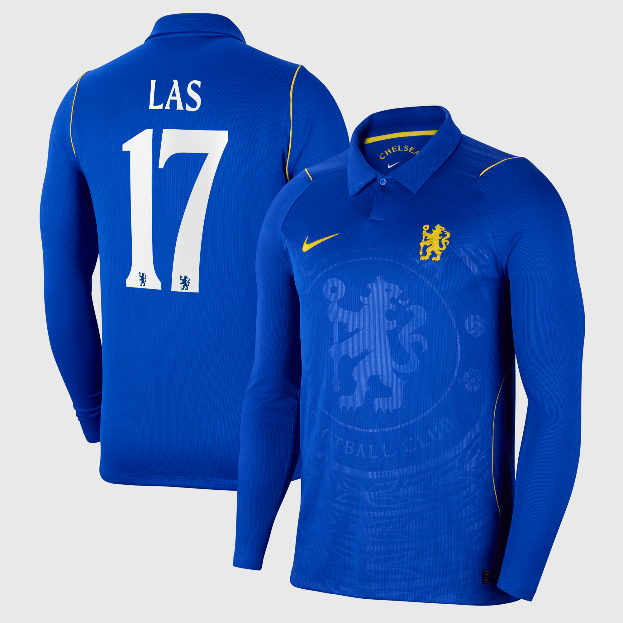 Maillot Nike Domicile Stadium Chelsea 26/27 - Manches longues avec flocage de la Coupe Las 17