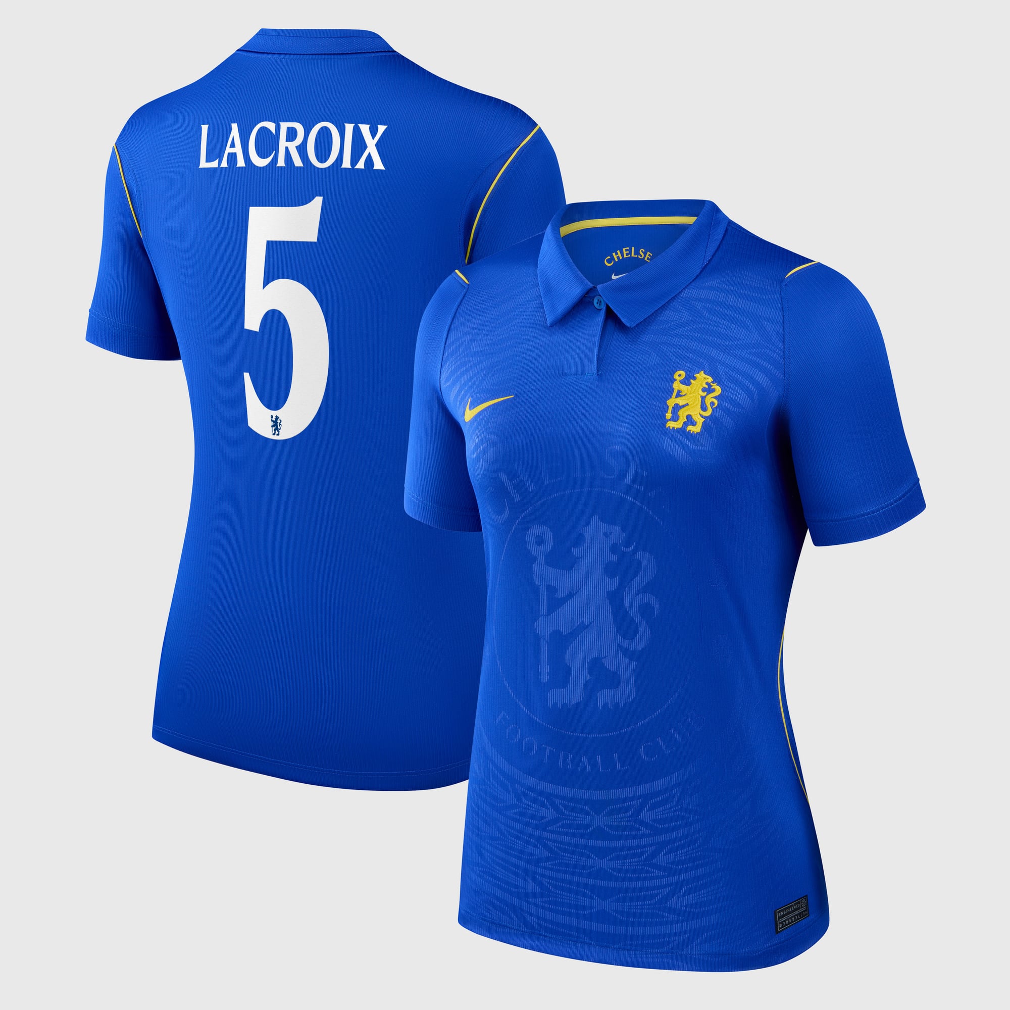 Maillot Nike Domicile Stadium Chelsea 26/27 - Femme avec flocage de la Coupe Lacroix 5