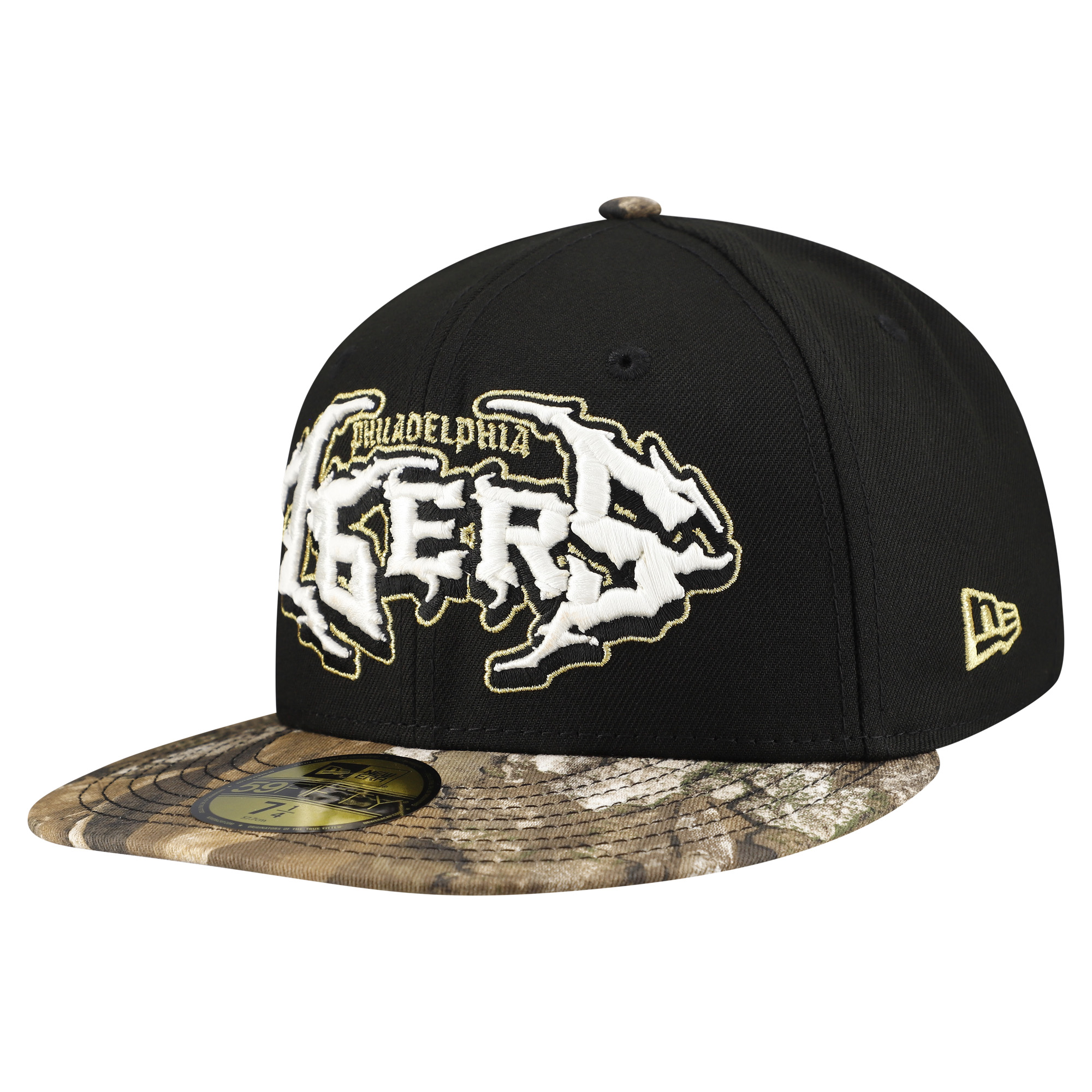Men's New Era  Black Philadelphia 76ers Thrilla 59FIFTY Fitted Hat