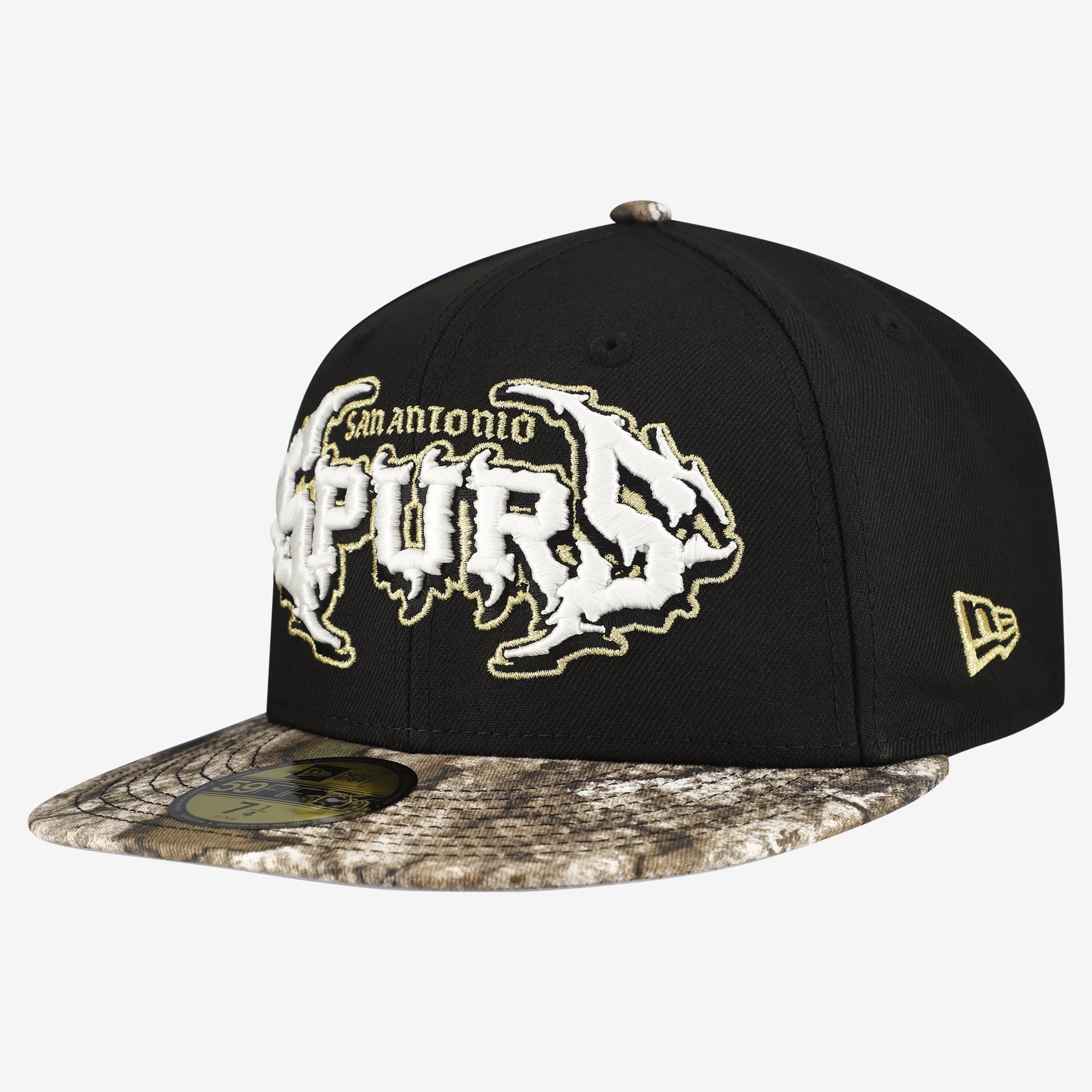 Men's New Era  Black San Antonio Spurs Thrilla 59FIFTY Fitted Hat