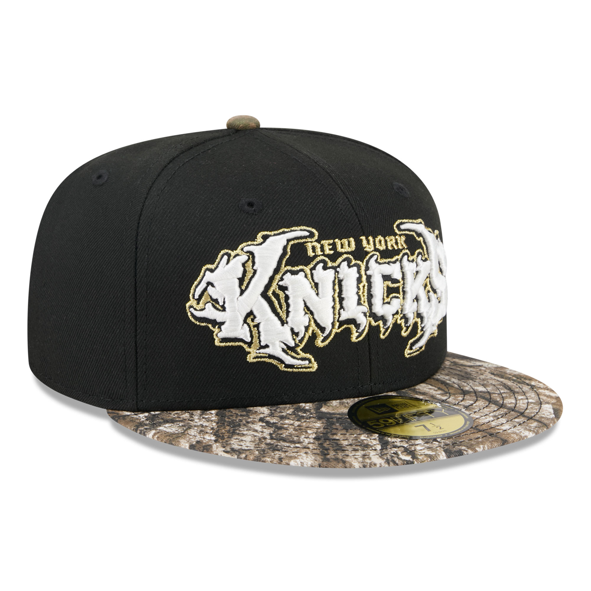 New Era Men's Black New York Knicks Thrilla 59FIFTY Fitted Hat - Black