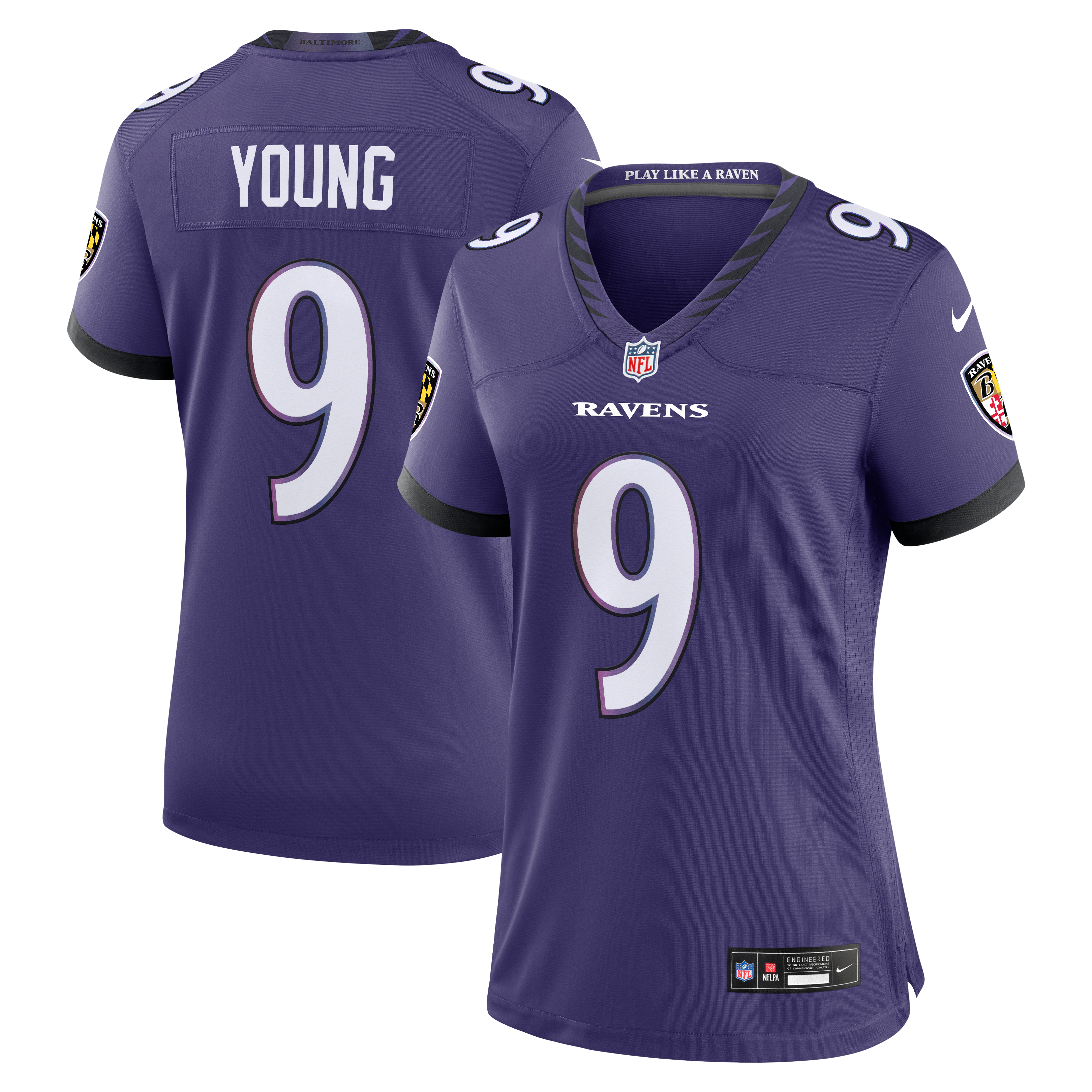 Women’s Nike Zion Young Purple Baltimore Ravens Team Game Jersey Women’s Nike Zion Young Purple Baltimore Ravens Team Game Jersey