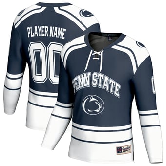 Unisex GameDay Greats Navy Penn State Nittany Lions NIL Pick-A-Player Men's Ice Hockey Fashion Jersey