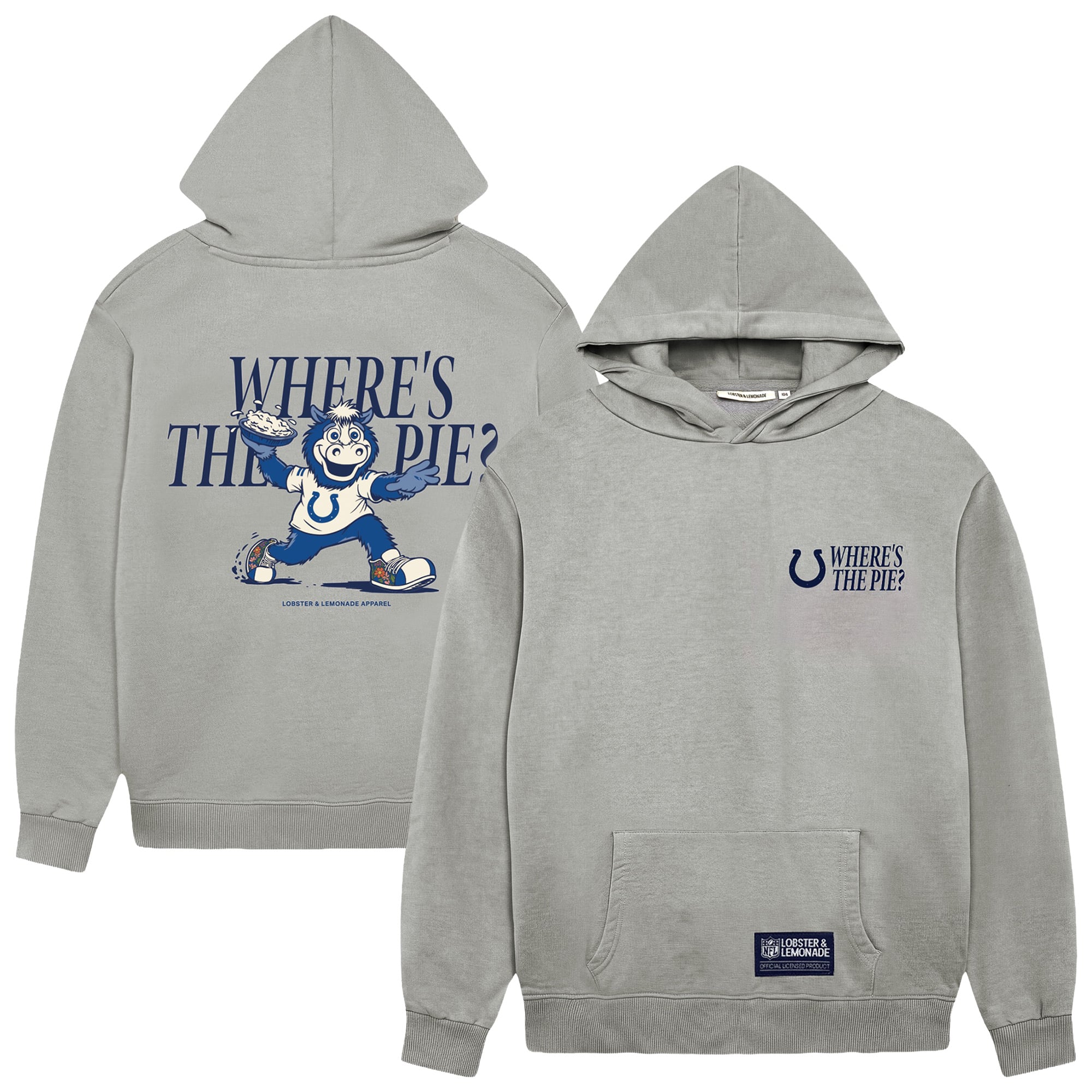 Sweat à capuche Indianapolis Colts x Lobster & Lemonade Where's The Pie - Jeunes