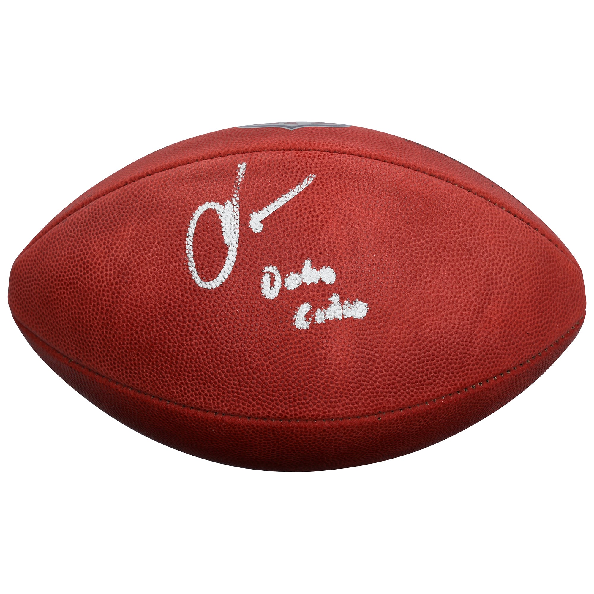 Chad Johnson Cincinnati Bengals Autographed Wilson Duke Full Color Football with "Ochocinco" Inscription