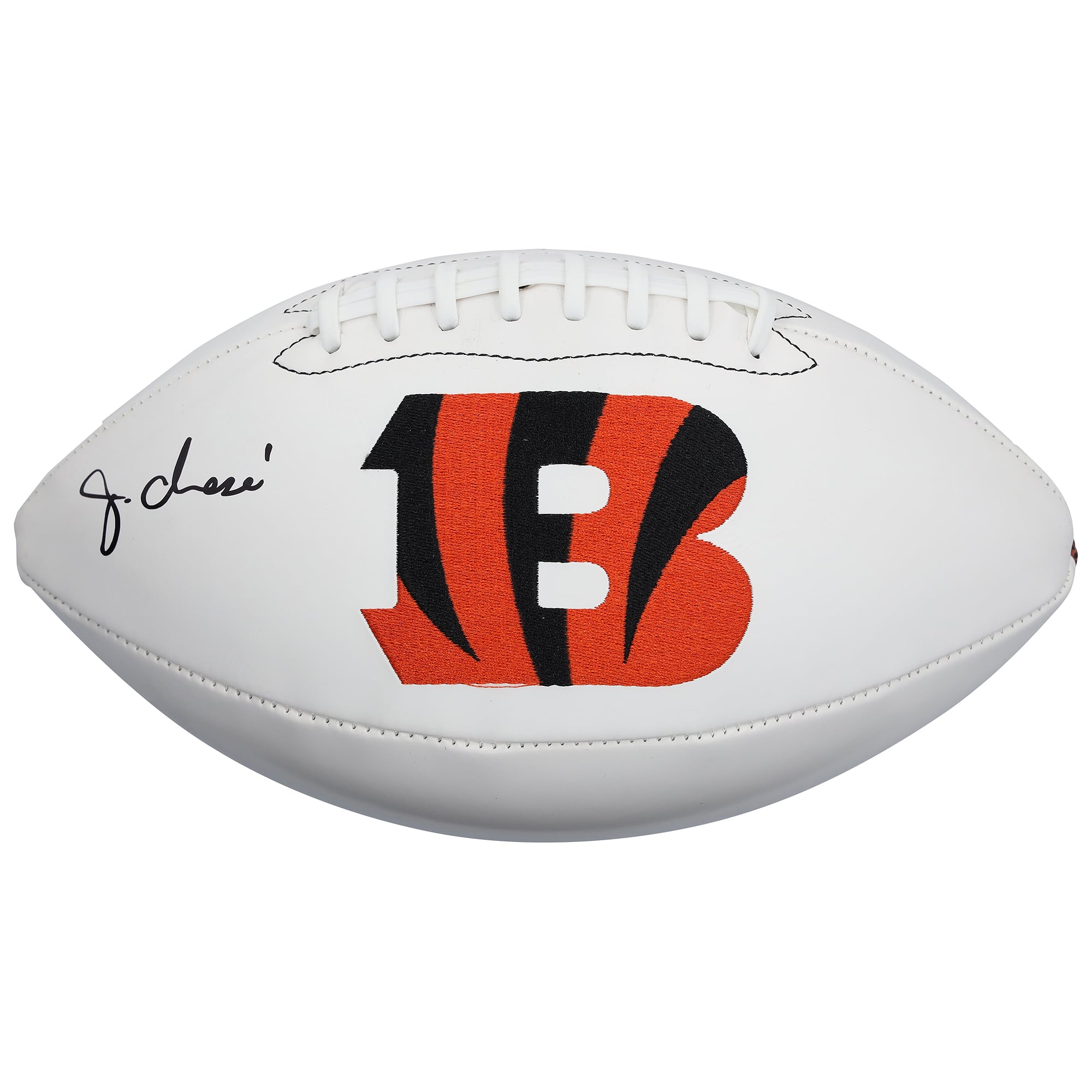 Ja'Marr Chase Cincinnati Bengals Autographed Wilson White Panel Football