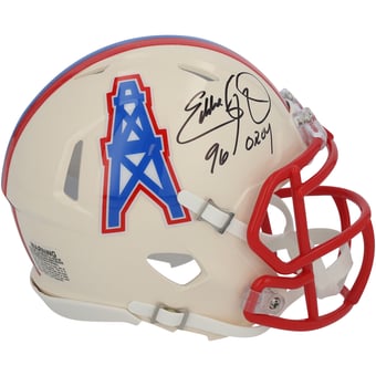 Eddie George Tennessee Titans Autographed Riddell Retro Speed Mini Helmet with "96 OROY" Inscription