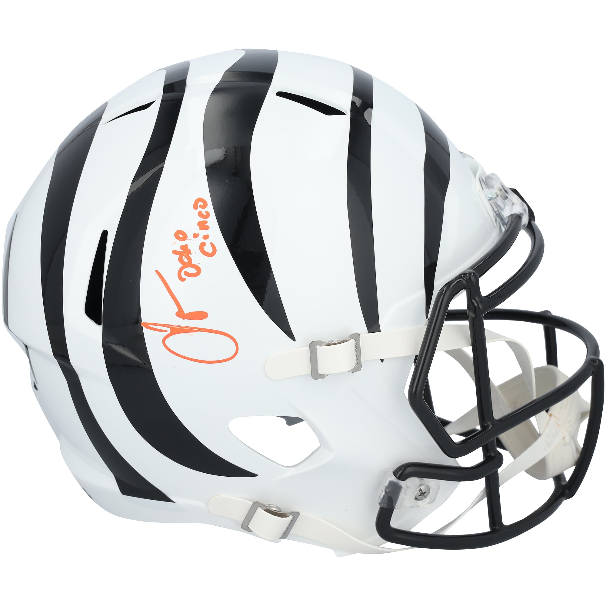 Chad Johnson Cincinnati Bengals Autographed Riddell 2022 On-Field Alternate Speed Replica Helmet with "Ochocinco" Inscription