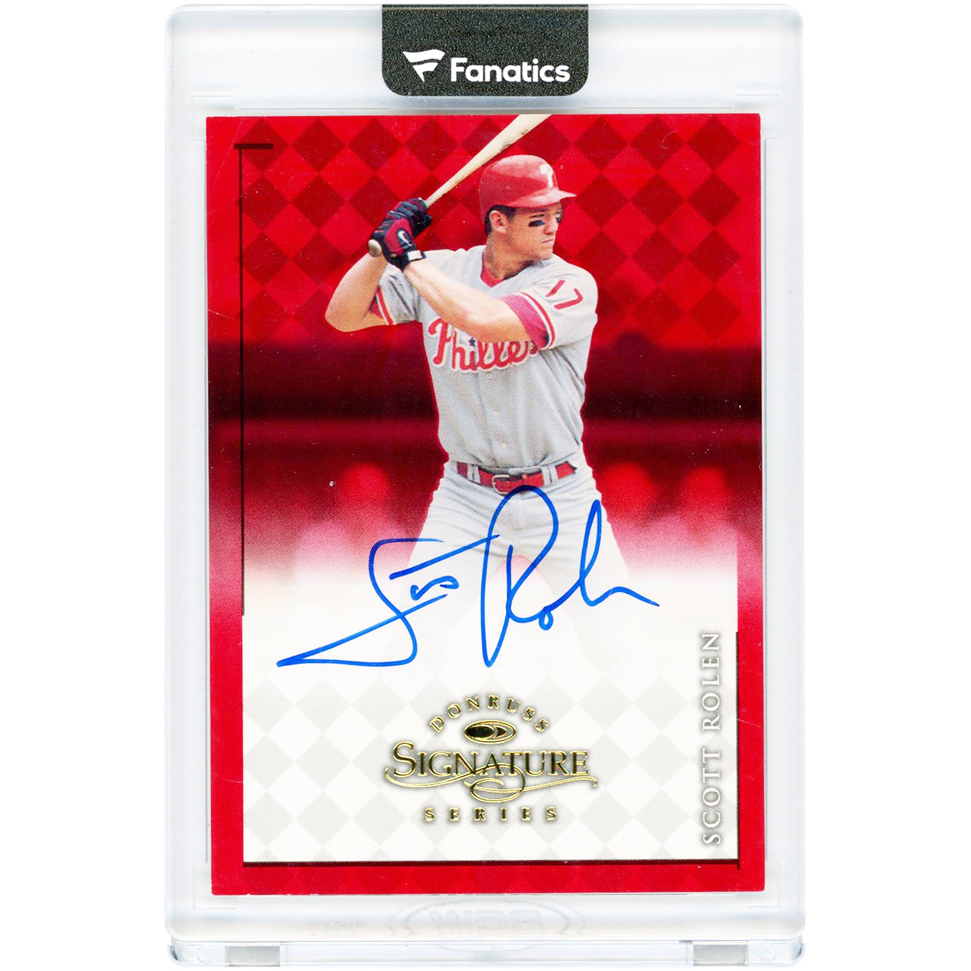 Scott Rolen Philadelphia Phillies Autographed 1998 Donruss Signature Series #SR Card. rookie card picture