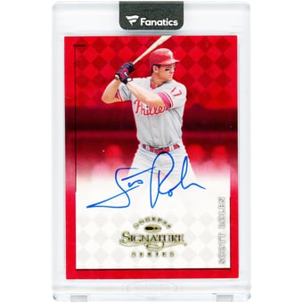 Scott Rolen Philadelphia Phillies Autographed 1998 Donruss Signature Series #SR Card