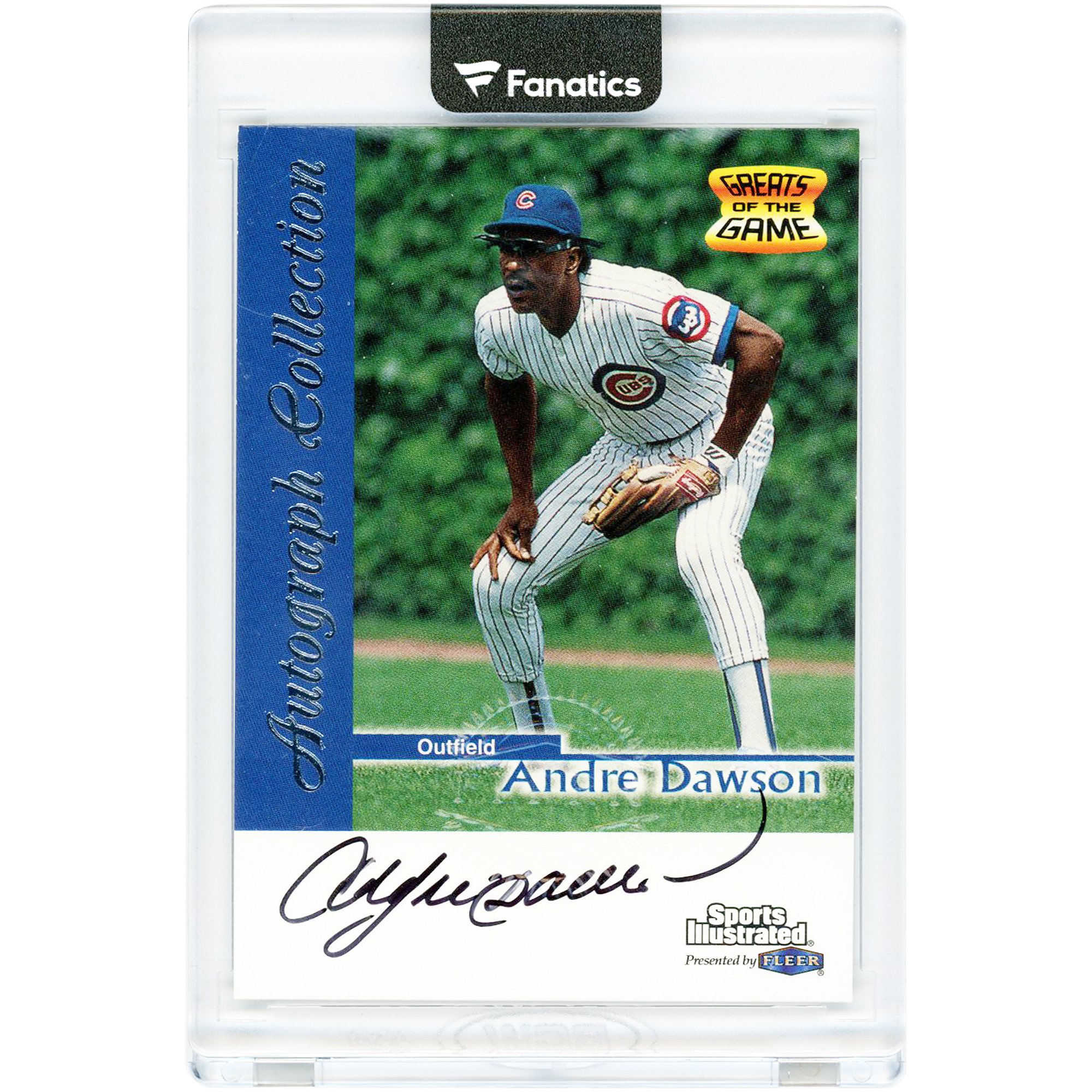 Andre Dawson Chicago Cubs Autographed 1999 Fleer Sports Illustrated #AD Card