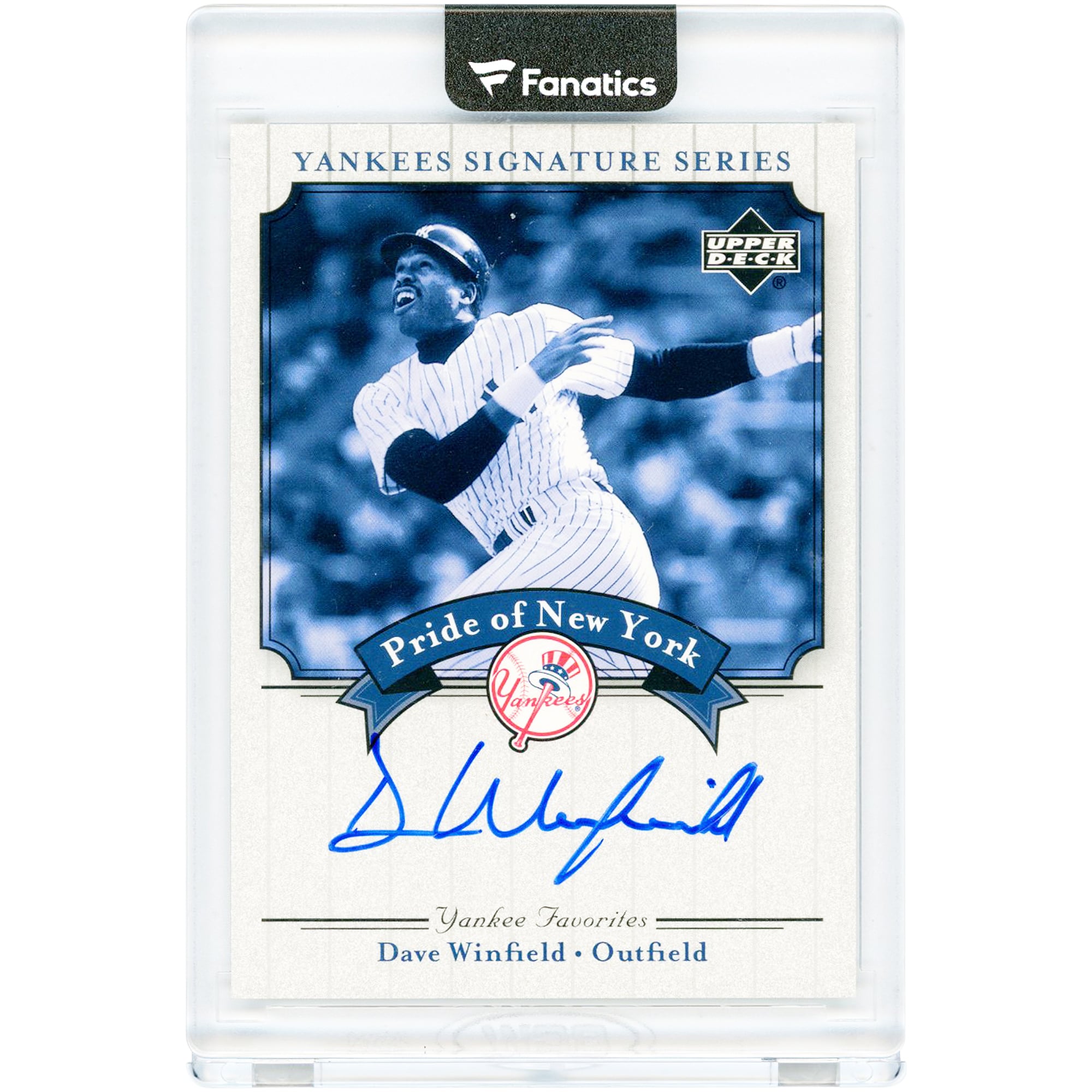 Dave Winfield New York Yankees Autographed 2003 Upper Deck Yankees Signature Series #PN-DW Card. rookie card picture