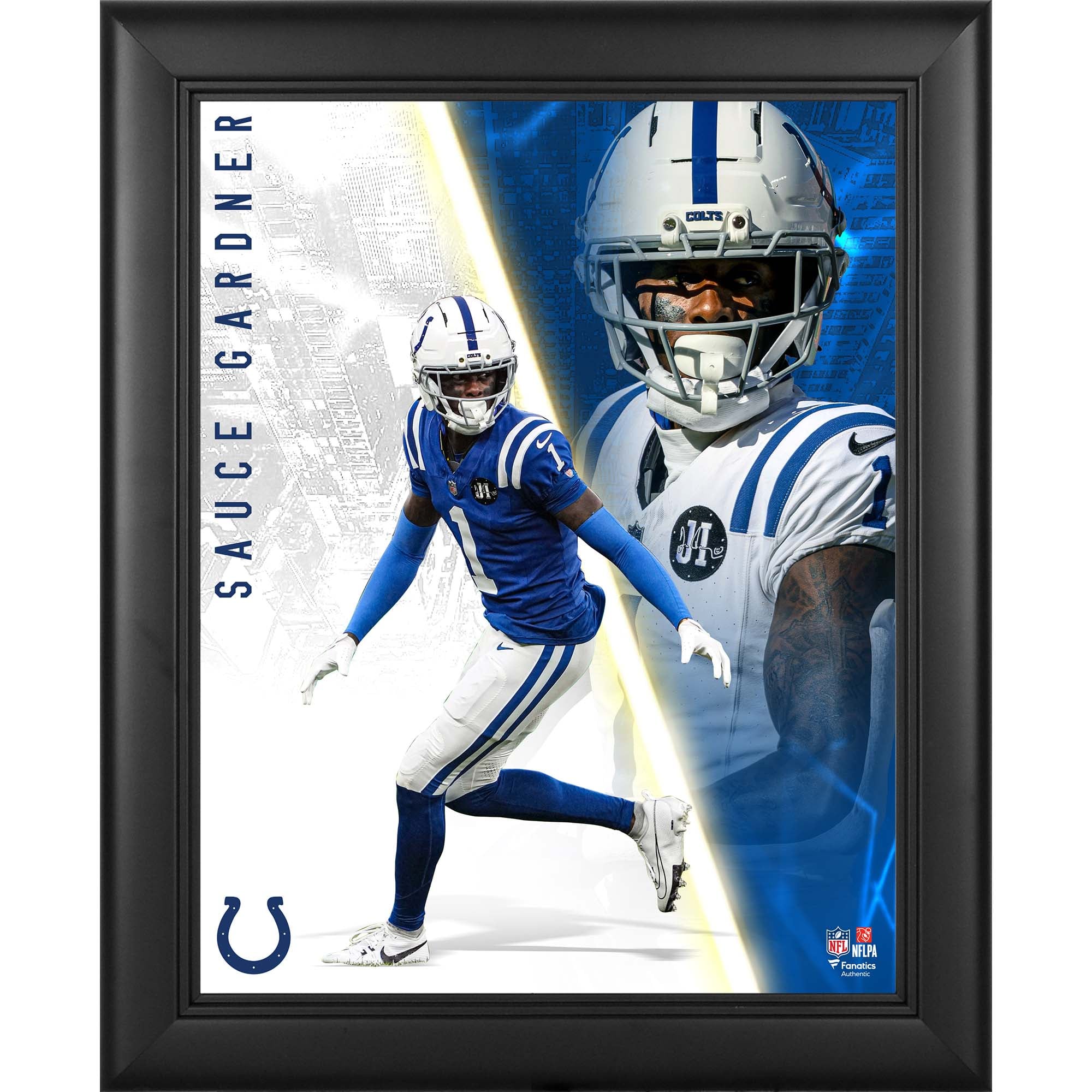 Ahmad Sauce Gardner Indianapolis Colts Framed 13″ x 16″ Radiance Collage Ahmad Sauce Gardner Indianapolis Colts Framed 13″ x 16″ Radiance Collage