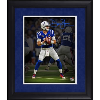 Daniel Jones Indianapolis Colts Facsimile Signature Framed 11" x 14" Spotlight Photograph