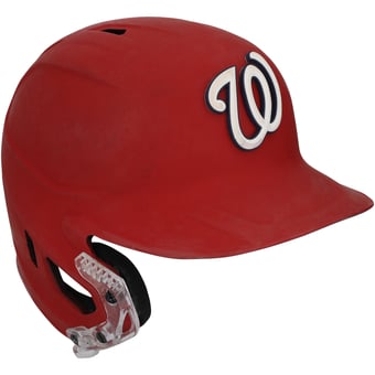 Daylen Lile Washington Nationals Game-Used #4 Red Batting Helmet vs. New York Mets on May 18, 2026