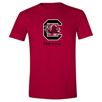 Unisex Garnet South Carolina Gamecocks NIL Pick-A-Player Football Shirsey T-Shirt