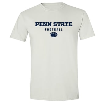 Unisex White Penn State Nittany Lions NIL Pick-A-Player Football Shirsey T-Shirt