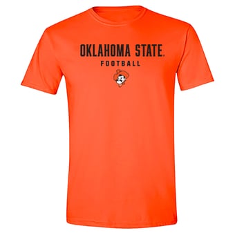 Unisex Orange Oklahoma State Cowboys NIL Pick-A-Player Football Shirsey T-Shirt