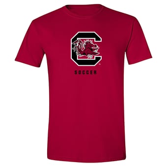 Unisex Garnet South Carolina Gamecocks NIL Pick-A-Player Women's Soccer Shirsey T-Shirt
