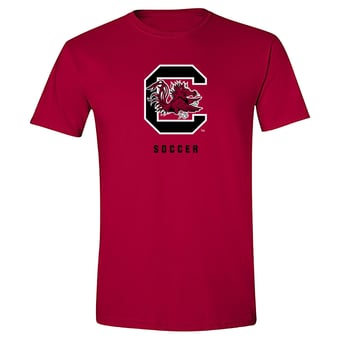 Unisex Garnet South Carolina Gamecocks NIL Pick-A-Player Men's Soccer Shirsey T-Shirt