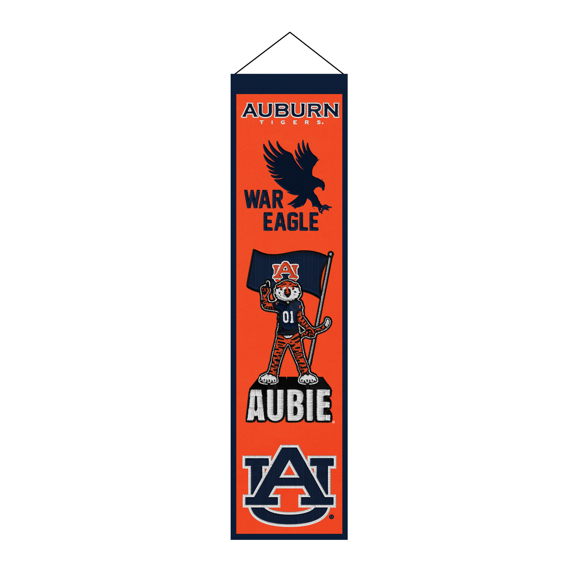 Auburn Tigers 8" x 32" Icons Banner