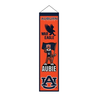 Auburn Tigers 8" x 32" Icons Banner