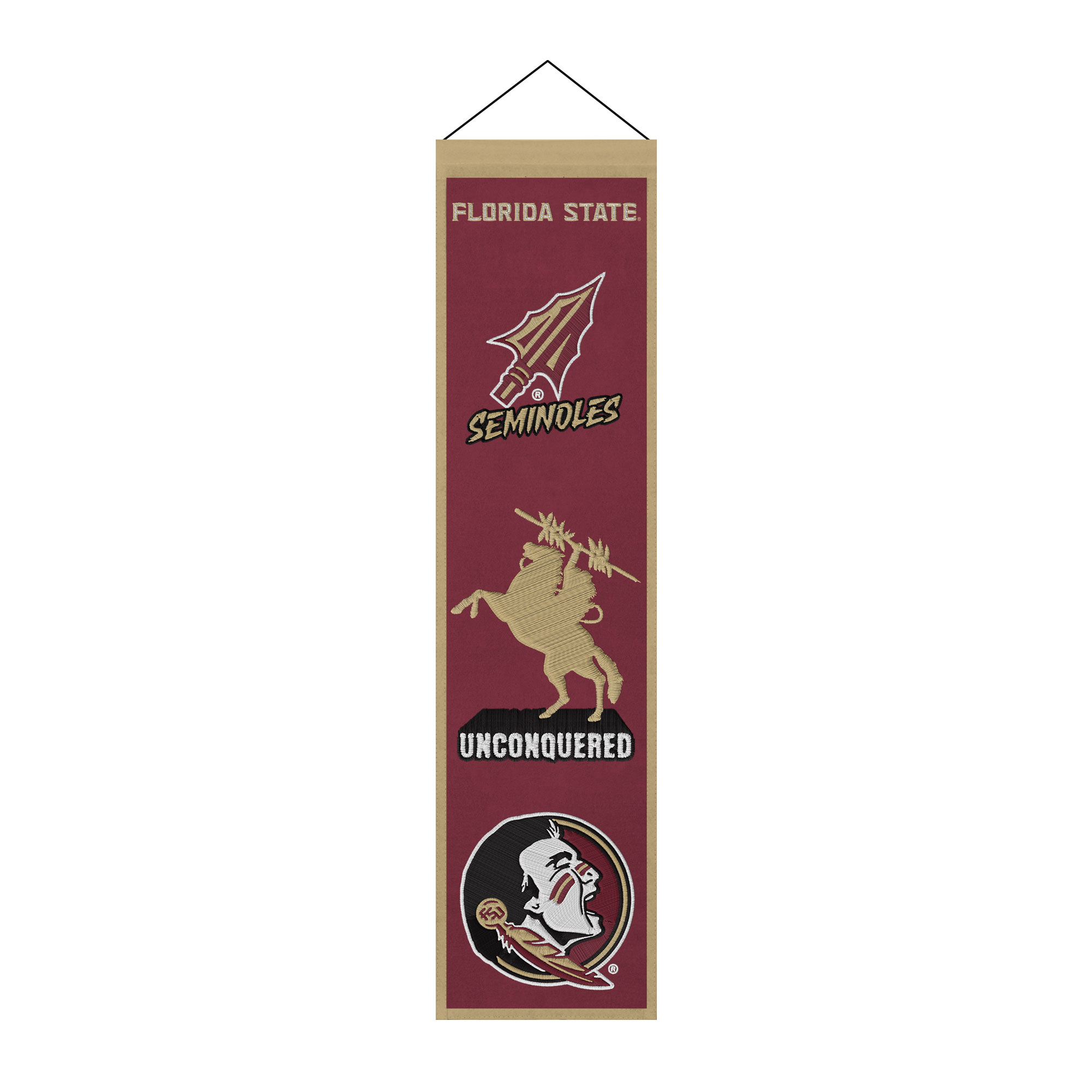Florida State Seminoles 8" x 32" Icons Banner