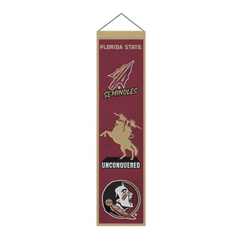 Florida State Seminoles 8" x 32" Icons Banner