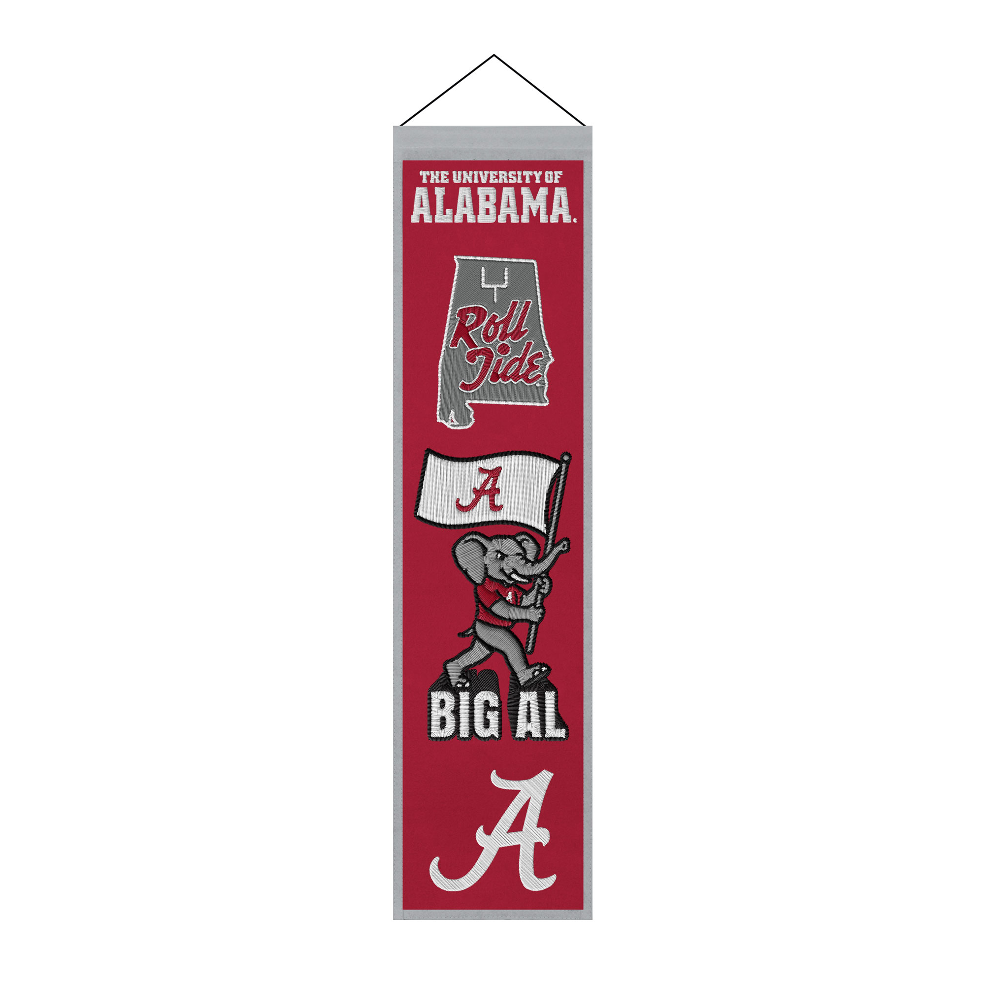 Alabama Crimson Tide 8" x 32" Icons Banner