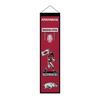 "Arkansas Razorbacks 8"" x 32"" Icons Banner"