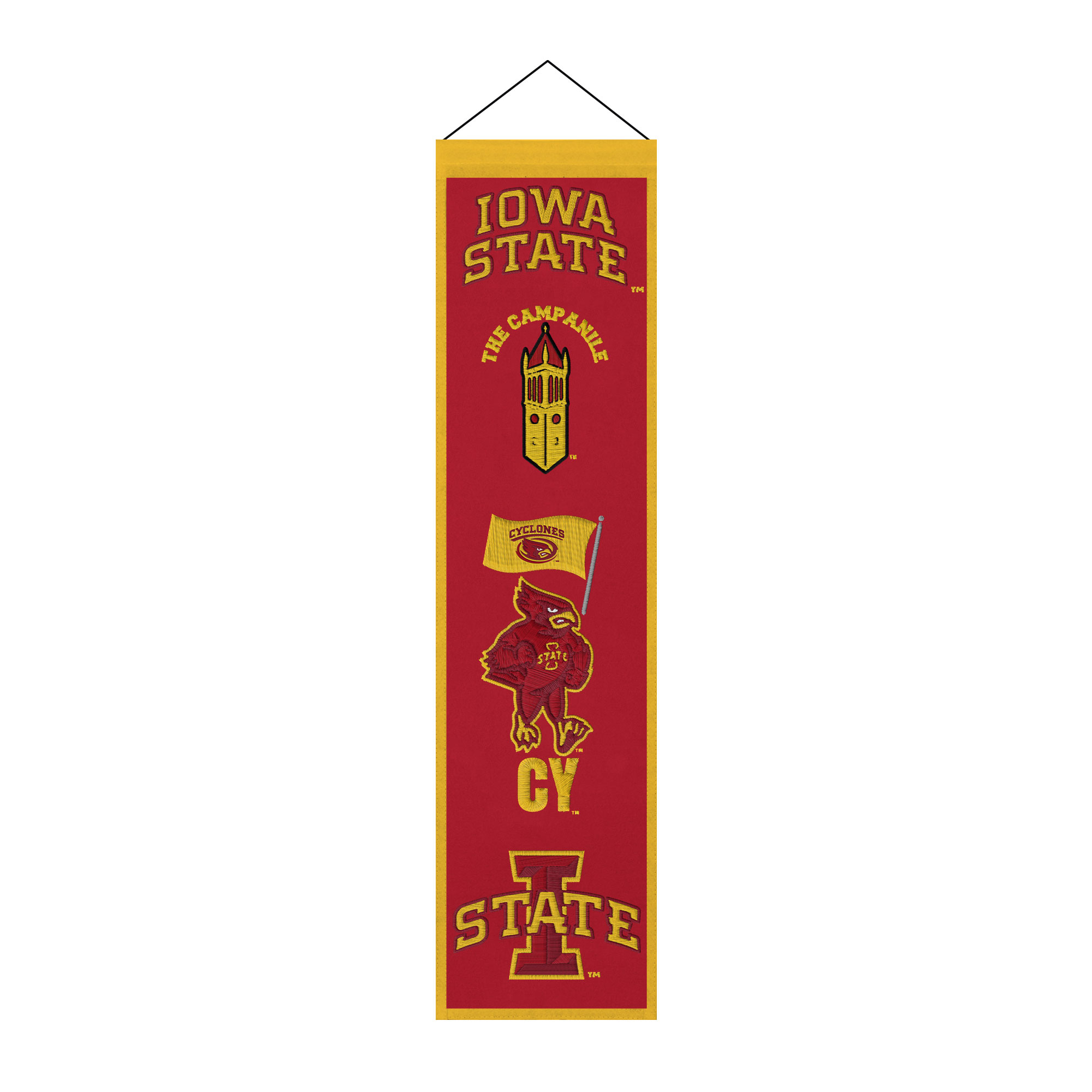 Iowa State Cyclones 8" x 32" Icons Banner